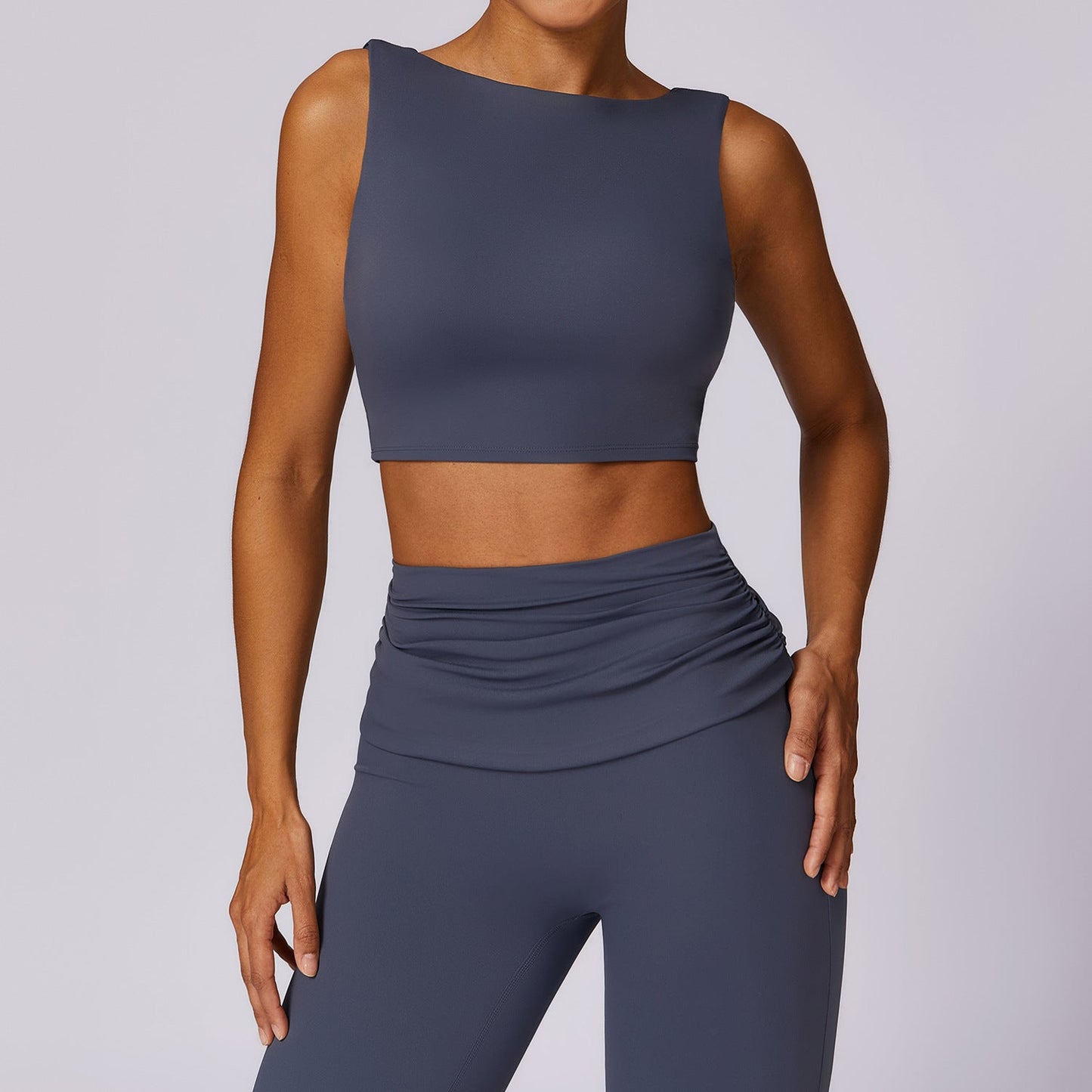 Sollinarry Shockproof Beauty Back Yoga Vest High Strength Poly Quick Drying Workout Clothes Running Tight Sports Underwear